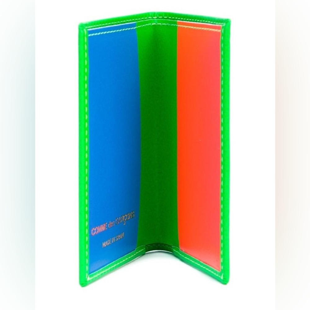 Comme des garçon Fluoro green card holder